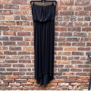 Poetry Strapless High Low Maxi Dress